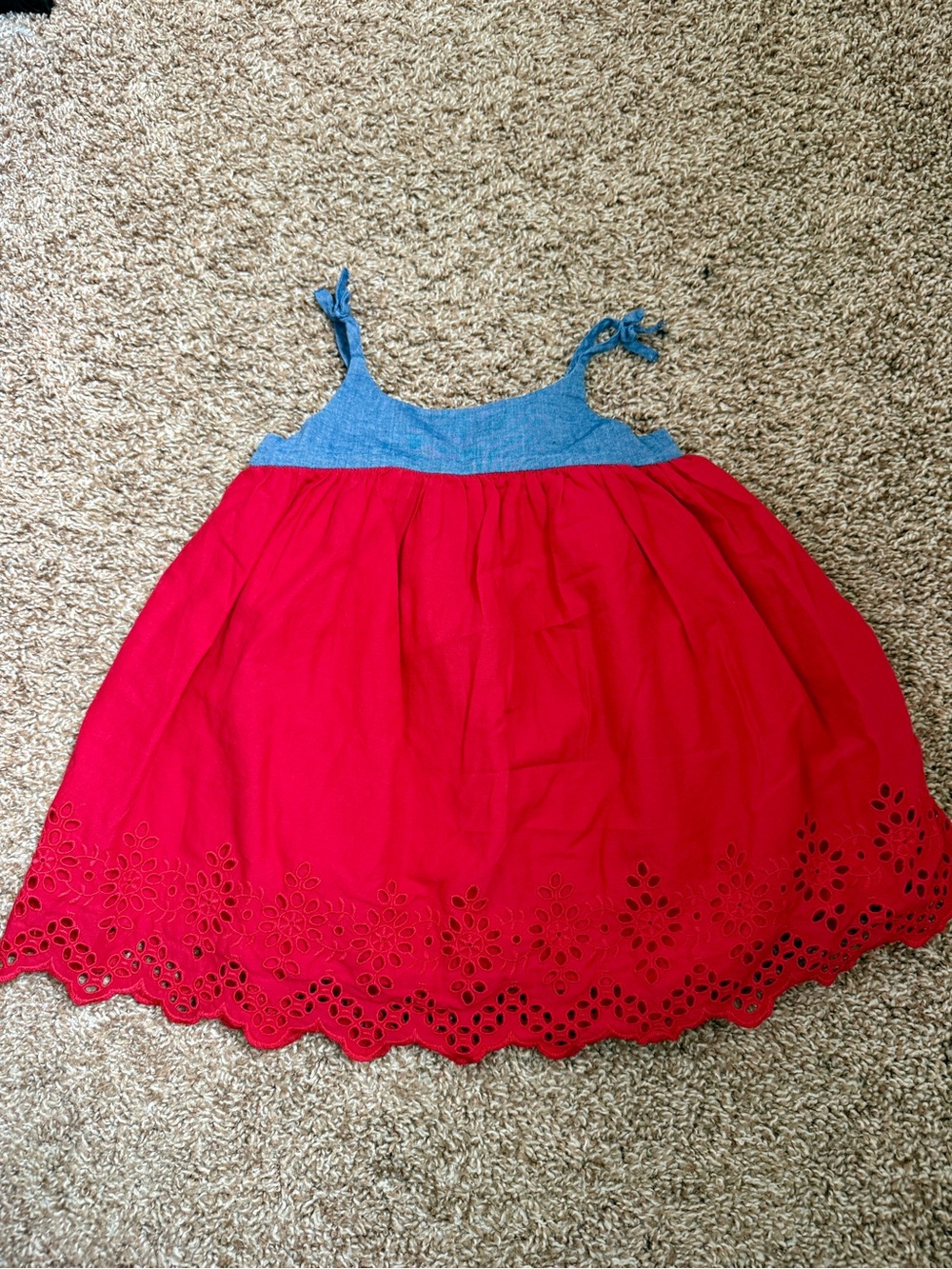 Baby Gap Tank Eyelet Detail Dress